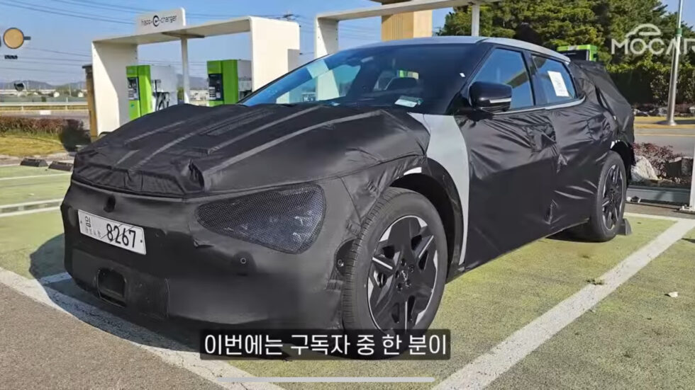 Kia Ev Facelift Spied Again Korean Car Blog