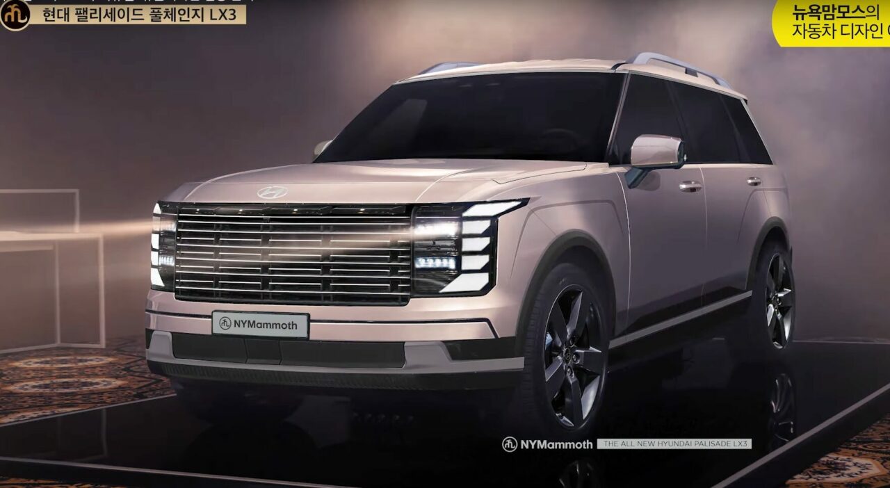 Hyundai Palisade Front Rendering Korean Car Blog