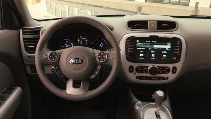 kia soul ev interior