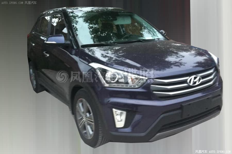 Hyundai ix25 en test en Chine