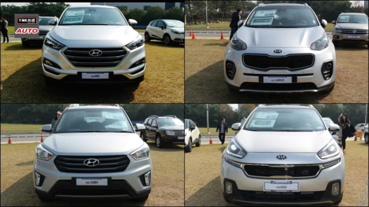 Comparativa de SUVs de Hyundai y Kia