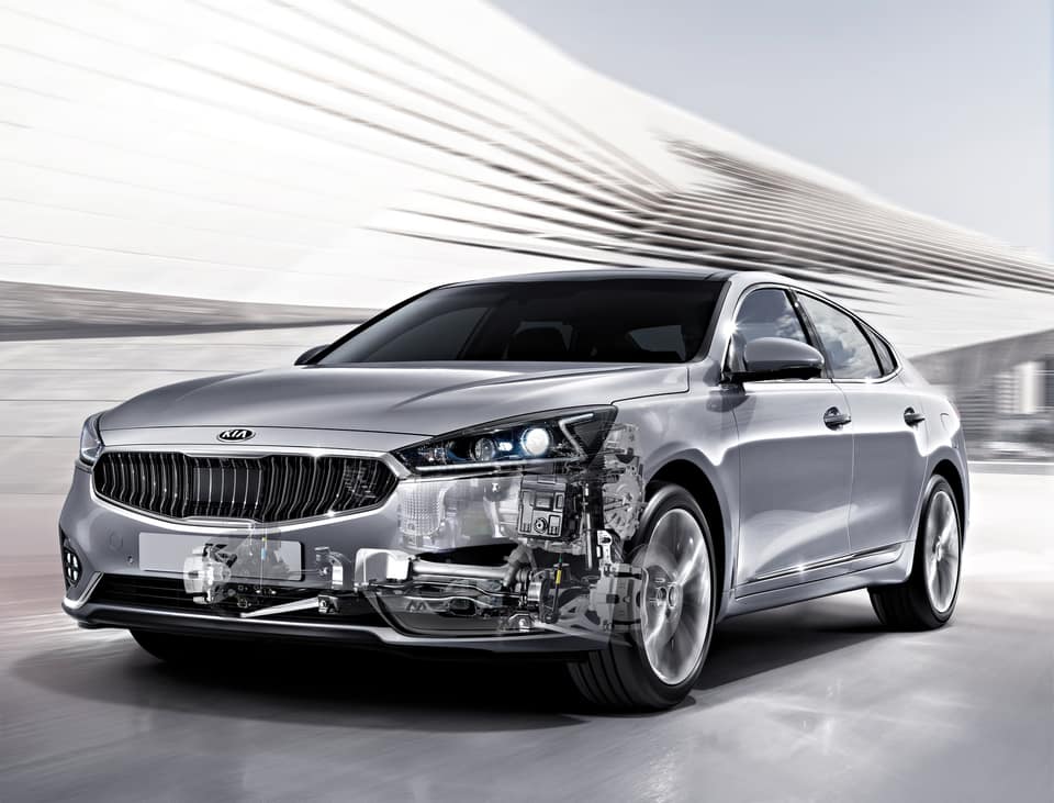 Transmisión automática de ocho velocidades de Kia