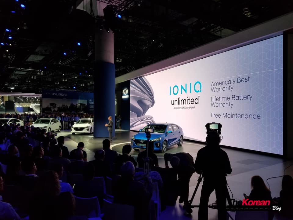 Ioniq au Salon de l’auto de Los Angeles