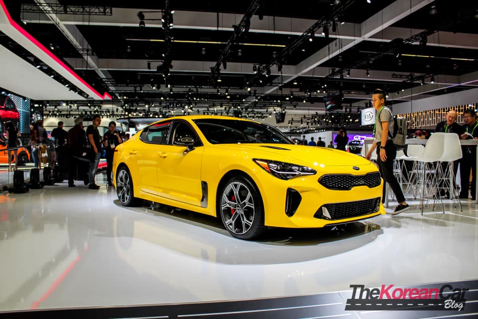 Kia Stinger Sunset Yellow