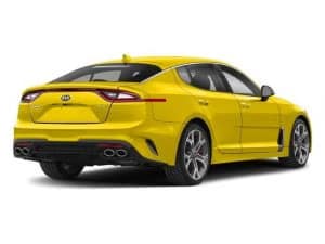 kia stinger yellow