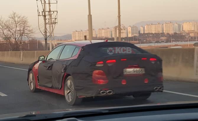 kia stinger facelift