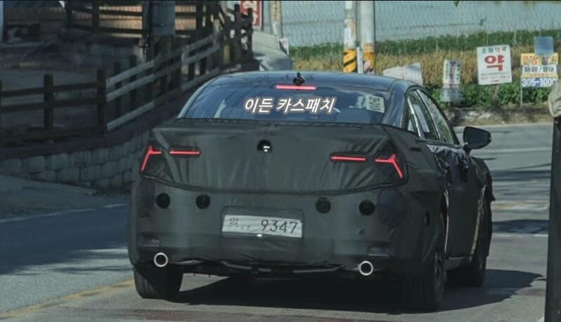 Kia K8 facelift captado 2