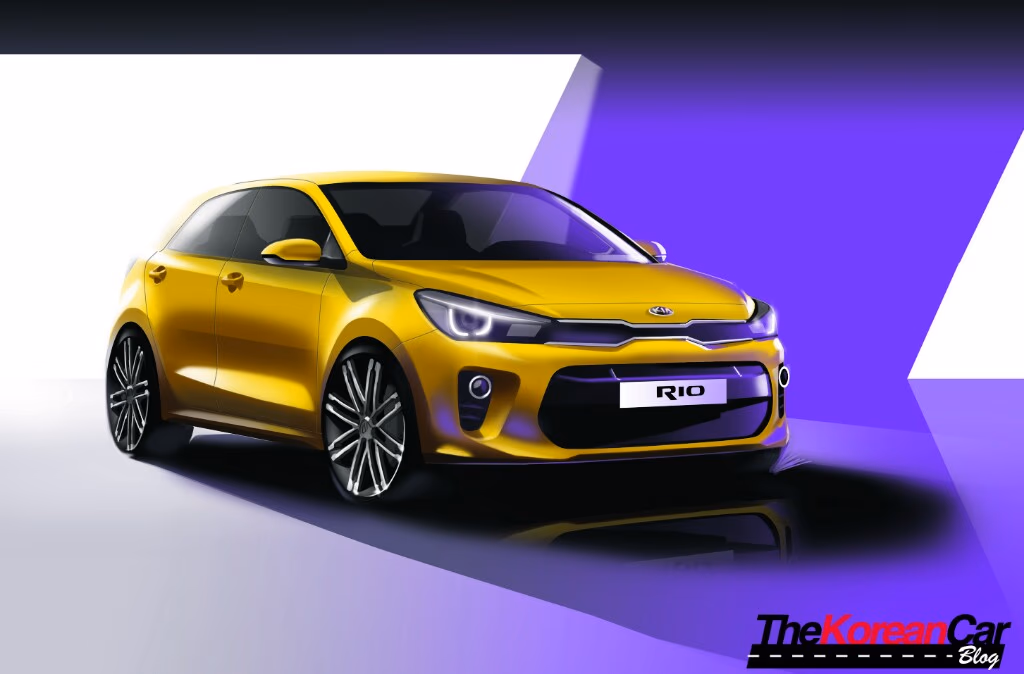 2017 Kia Rio Official Renders