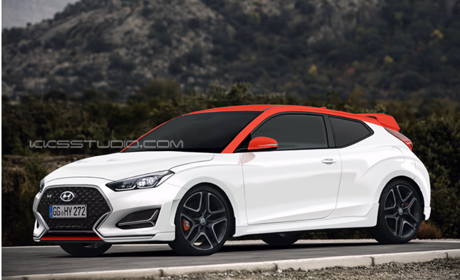 2018 Hyundai Veloster Rendered