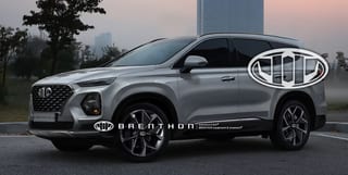 2019 Hyundai Santa Fe Rendered
