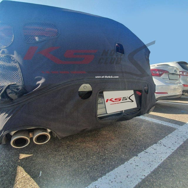 kia k5 gt spied