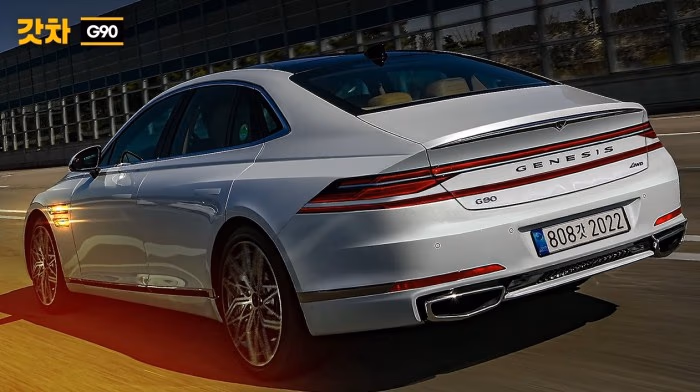2022 Genesis G90 Rear Rendering
