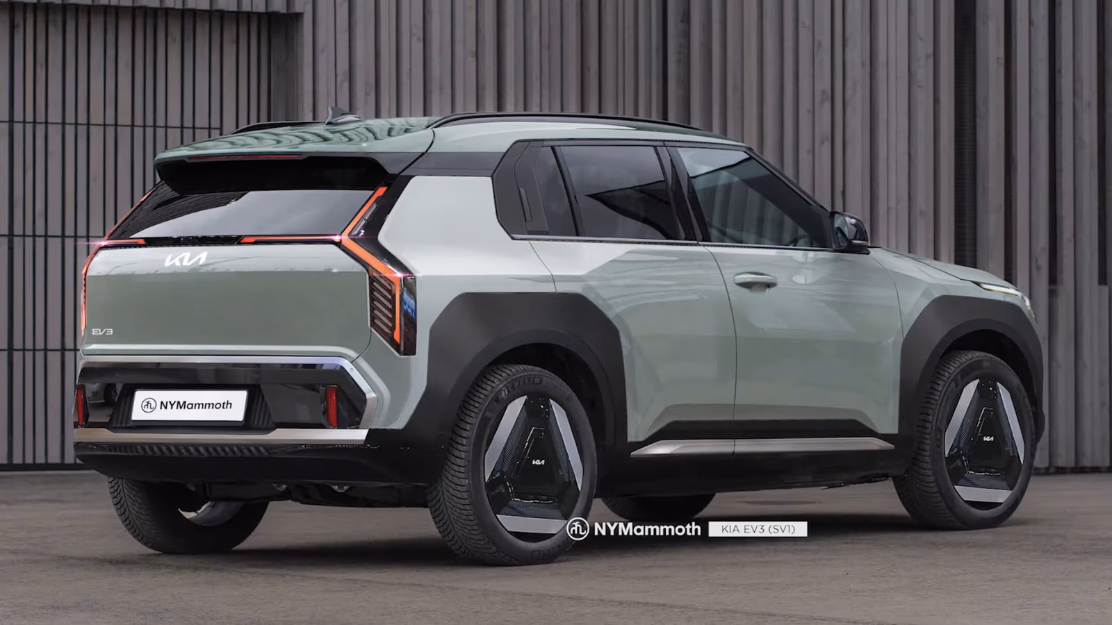 2025 KIA EV3 Rendering