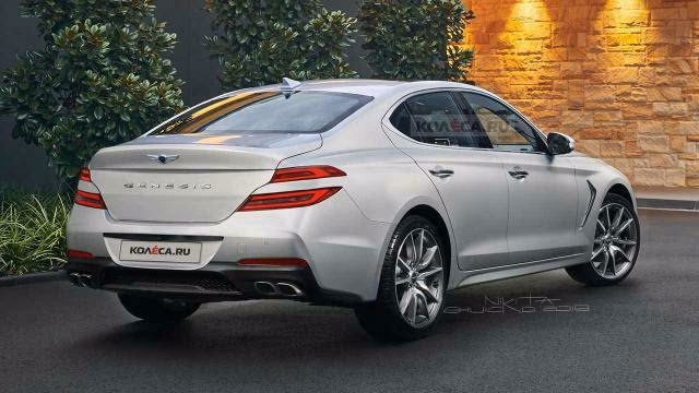 Genesis G70 Facelift Rendering
