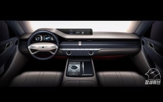 Genesis G80 Interior Sketched