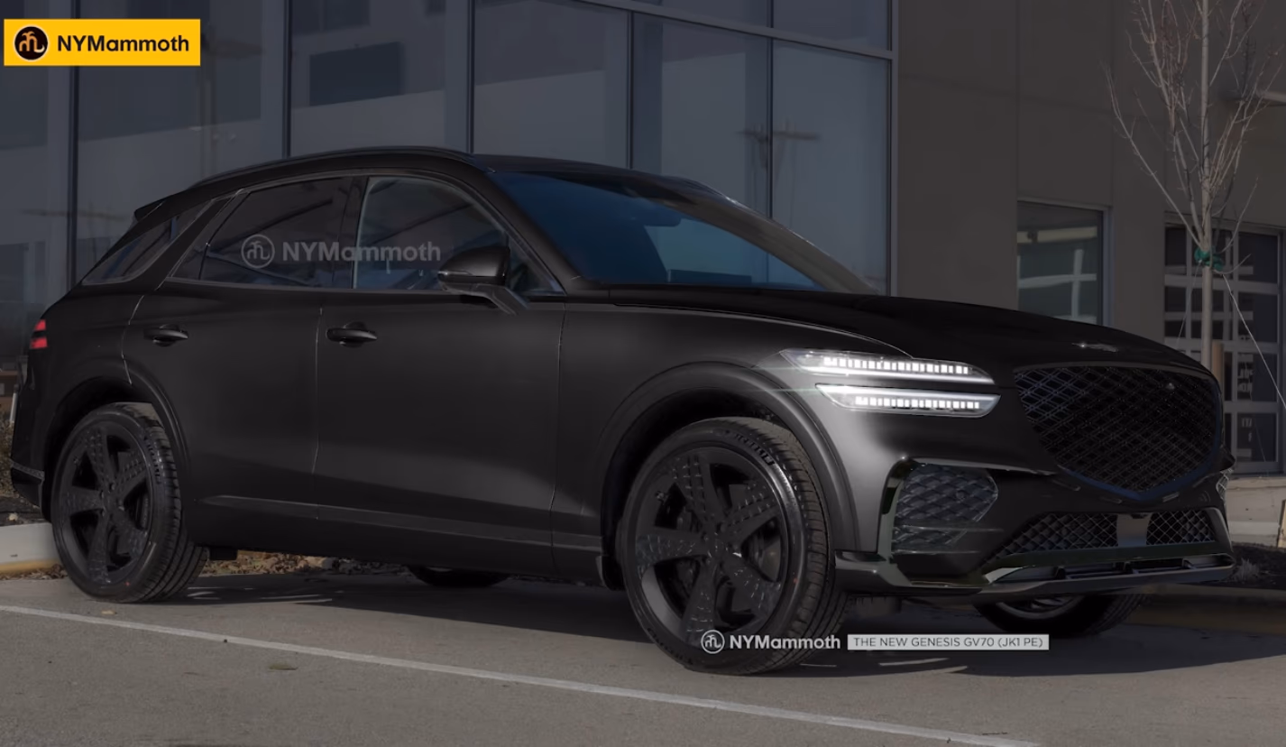 Genesis GV70 Facelift Rendering