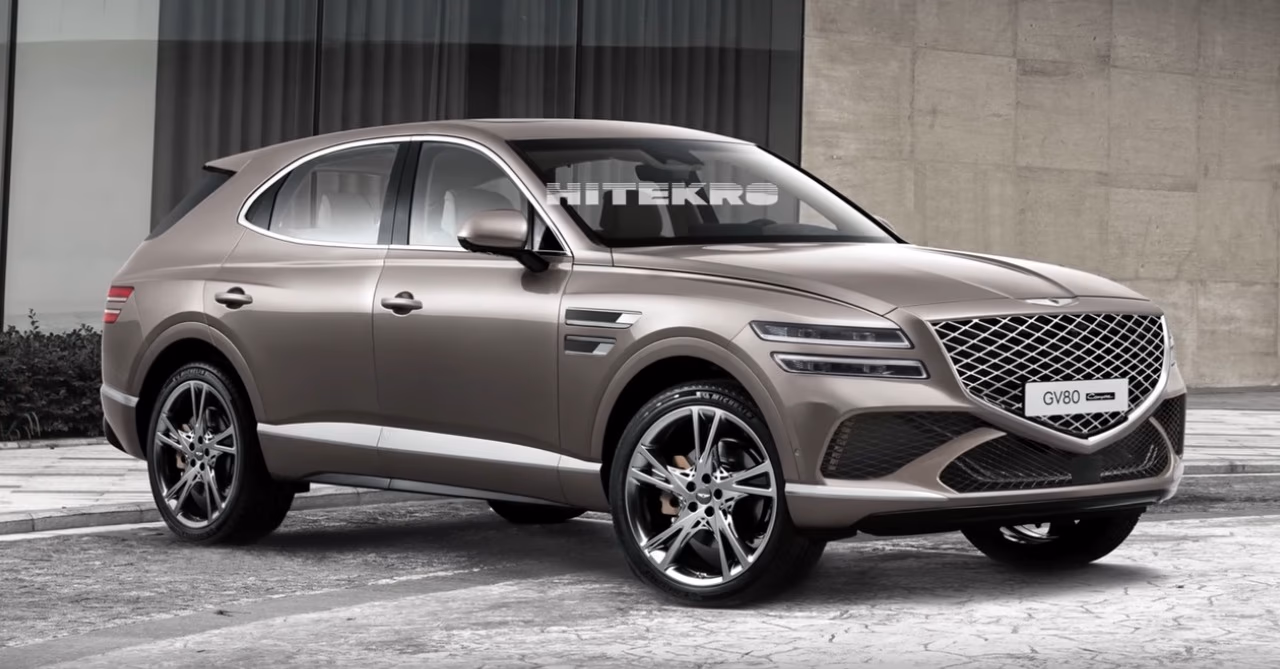 genesis gv80 coupe rendering