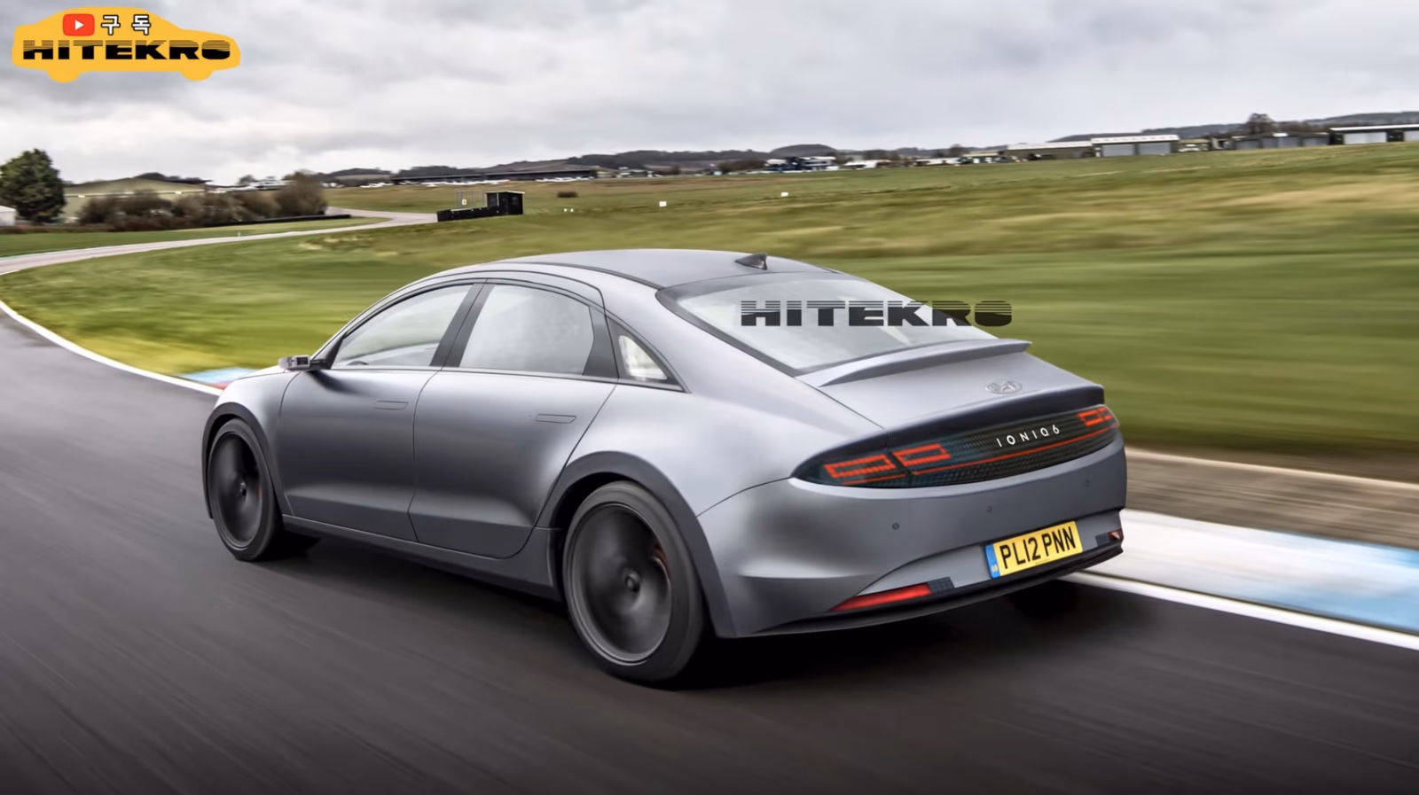 hyundai ioniq 6 rear rendering