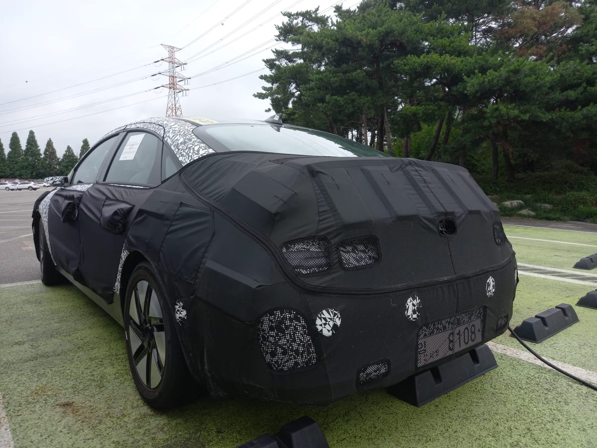 hyundai ioniq 6 spied detail 14
