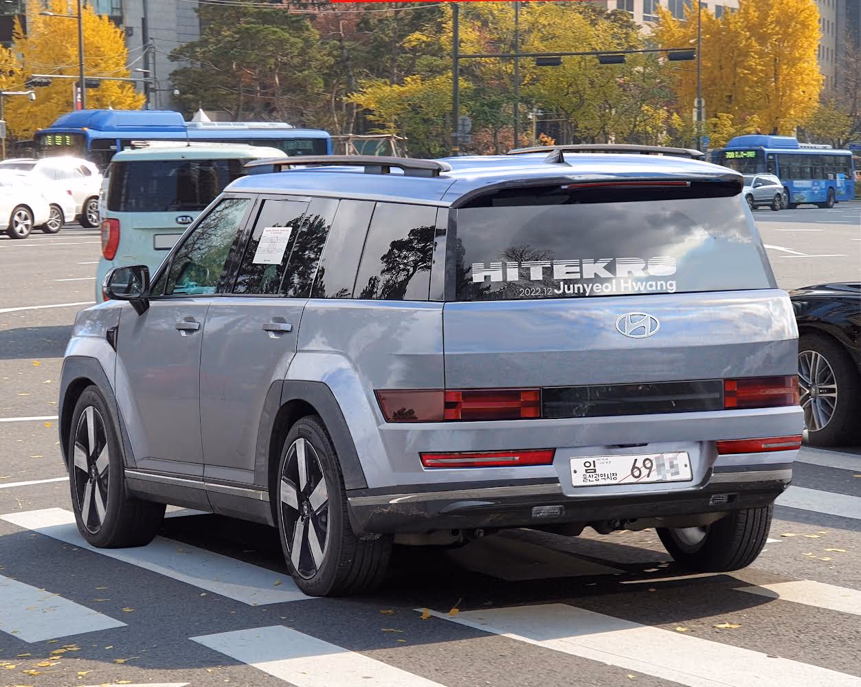 Hyundai Santa Fe Rear Rendering