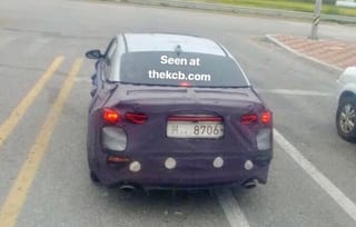 Kia Forte GT Sedan Spied