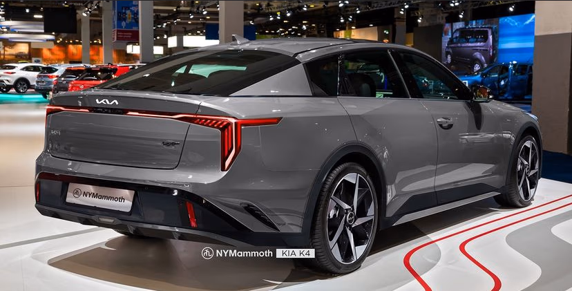 KIA K4 Rear Design Rendering