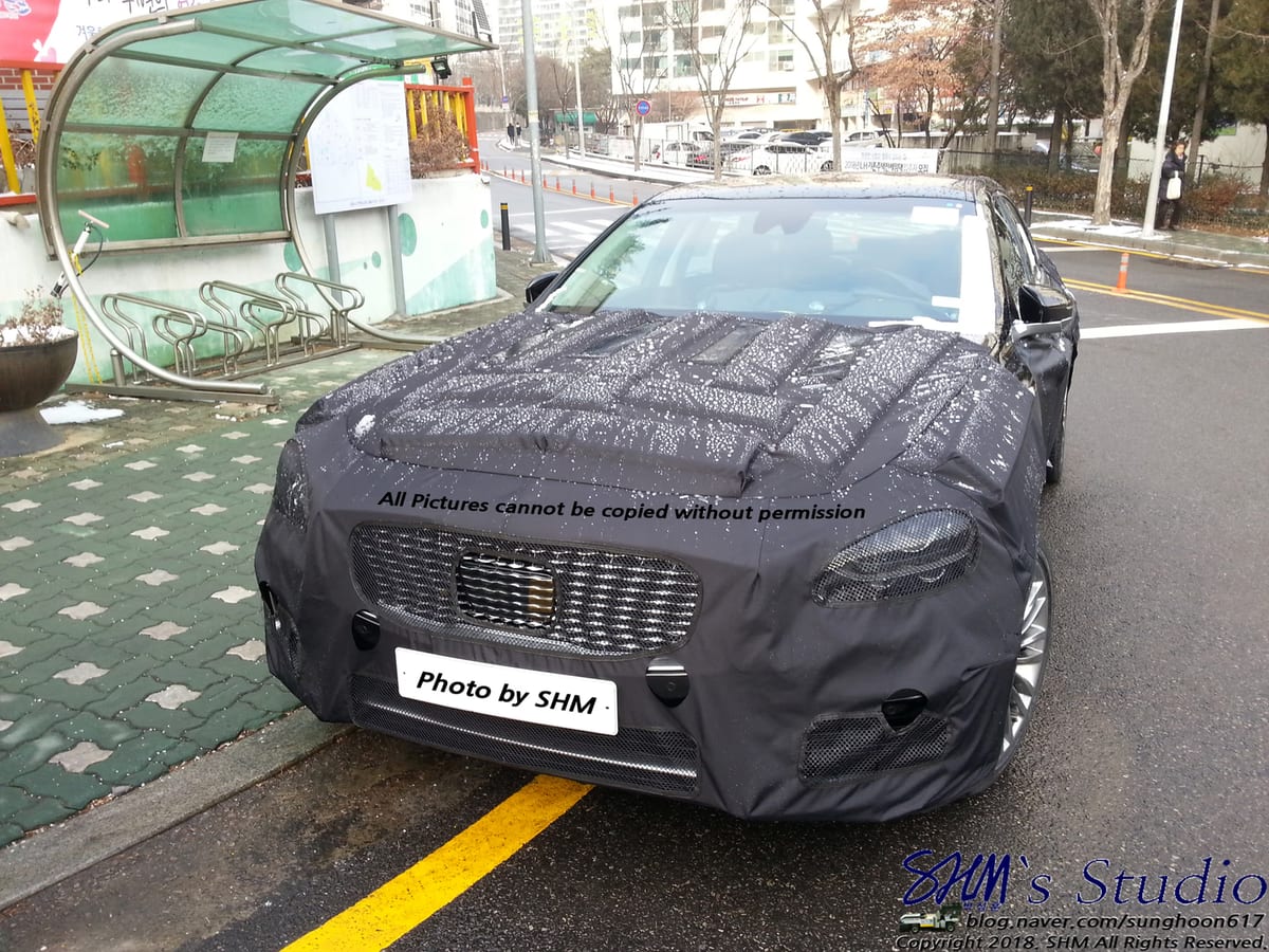 Kia K9 Spied Again in South Korea