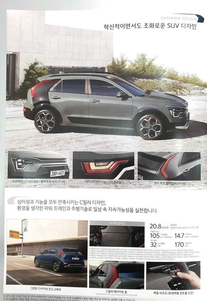 Kia Niro Full Specs Revealed
