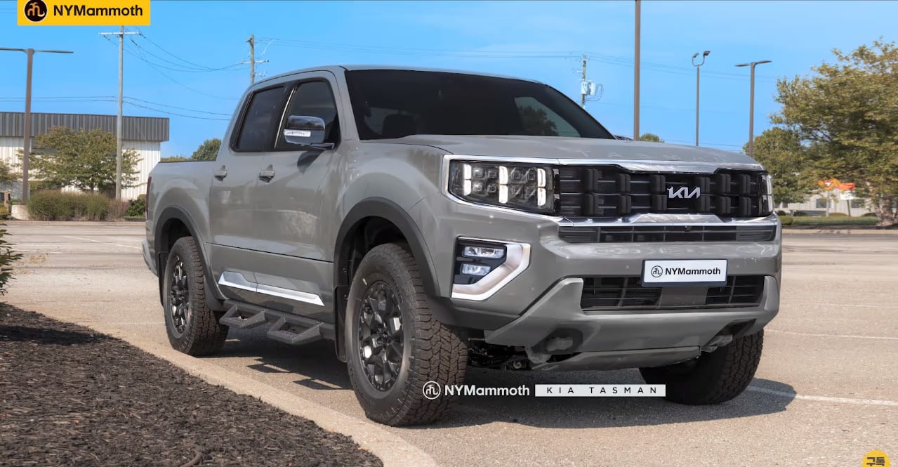 kia tasman pickup tk1 rendering