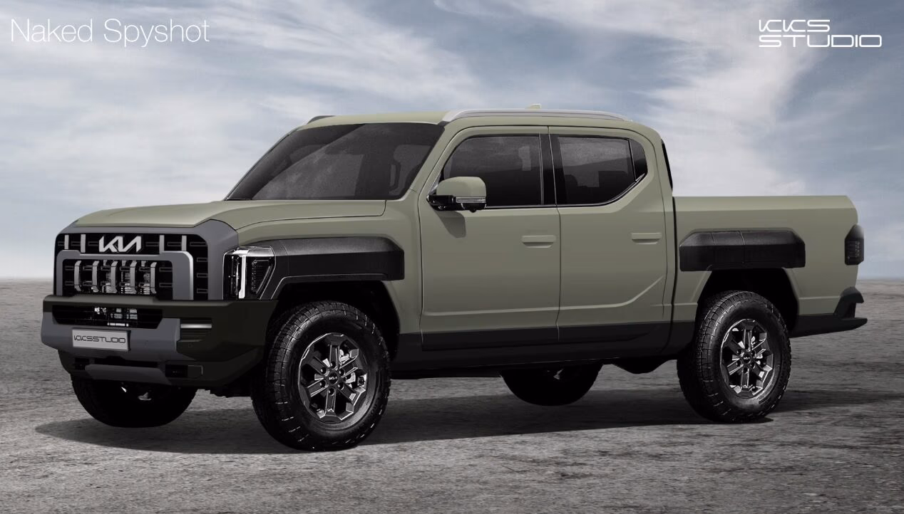 kia tasman rendering kksstudio