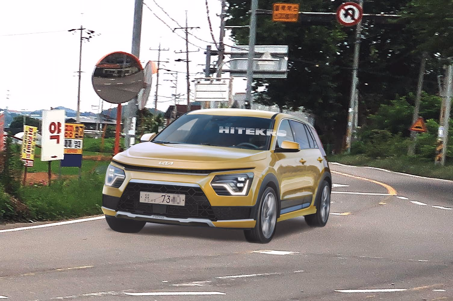 Next-gen Kia Niro Rendering