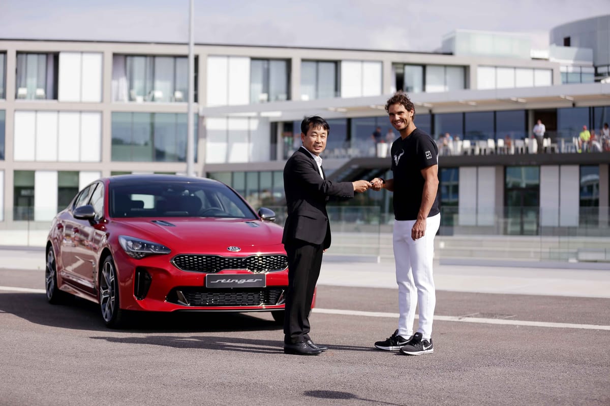 Rafa Nadal Got His Own Kia Stinger