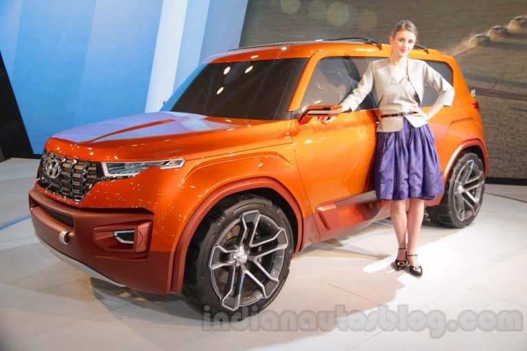 Hyundai Carlino Hyundai HND-14 Frontansicht auf der Auto Expo 2016