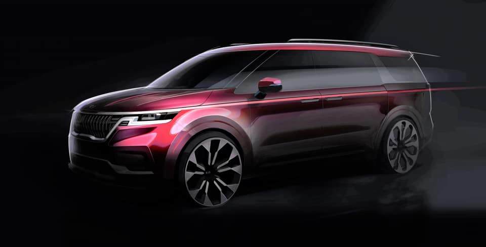 kia sedona carnival teaser