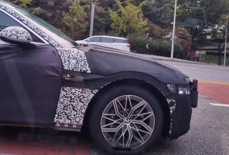 Genesis G90 beim Testen von LiDAR 2