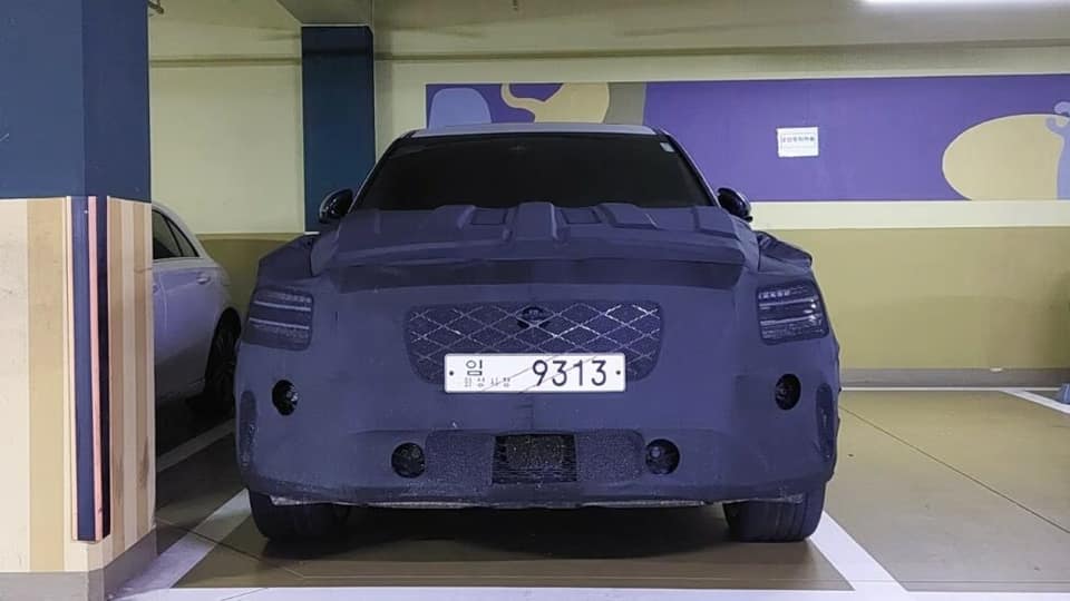 genesis gv80 coupe captado en corea del sur
