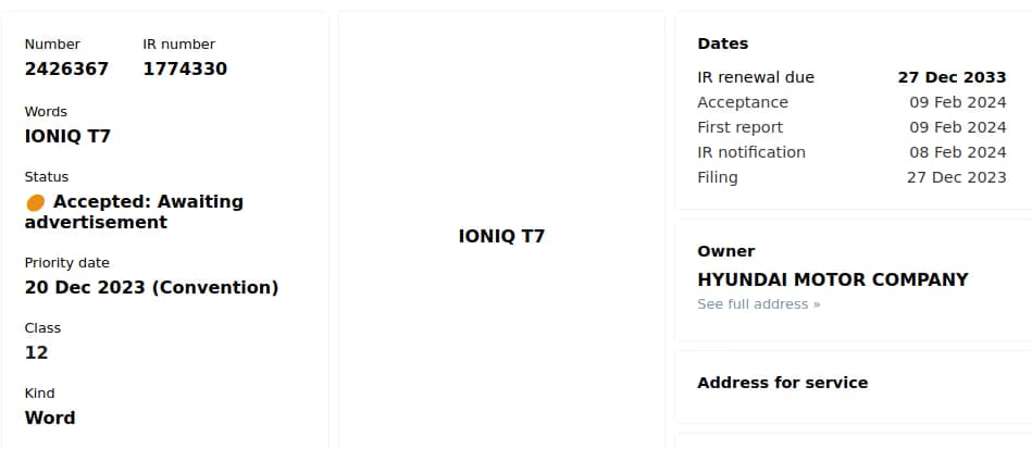 hyundai also trademarked ioniq t7 pickup truck