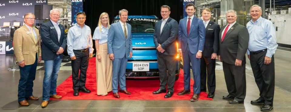 In den USA gebauter Kia EV9 startet Produktion in Georgia