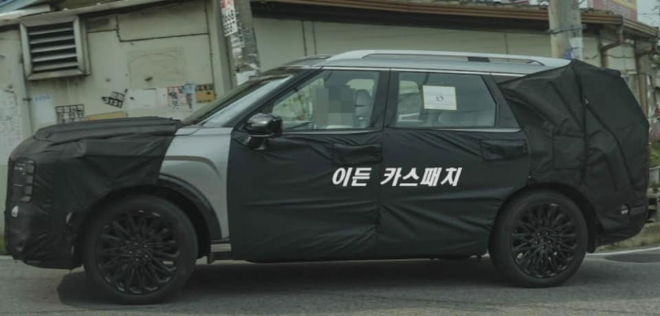 modelo de preserie del Hyundai Palisade captado 4