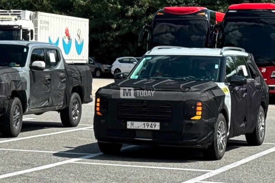 US-Spec Hyundai Palisade mit orangefarbenen Tagfahrlichtern gesichtet