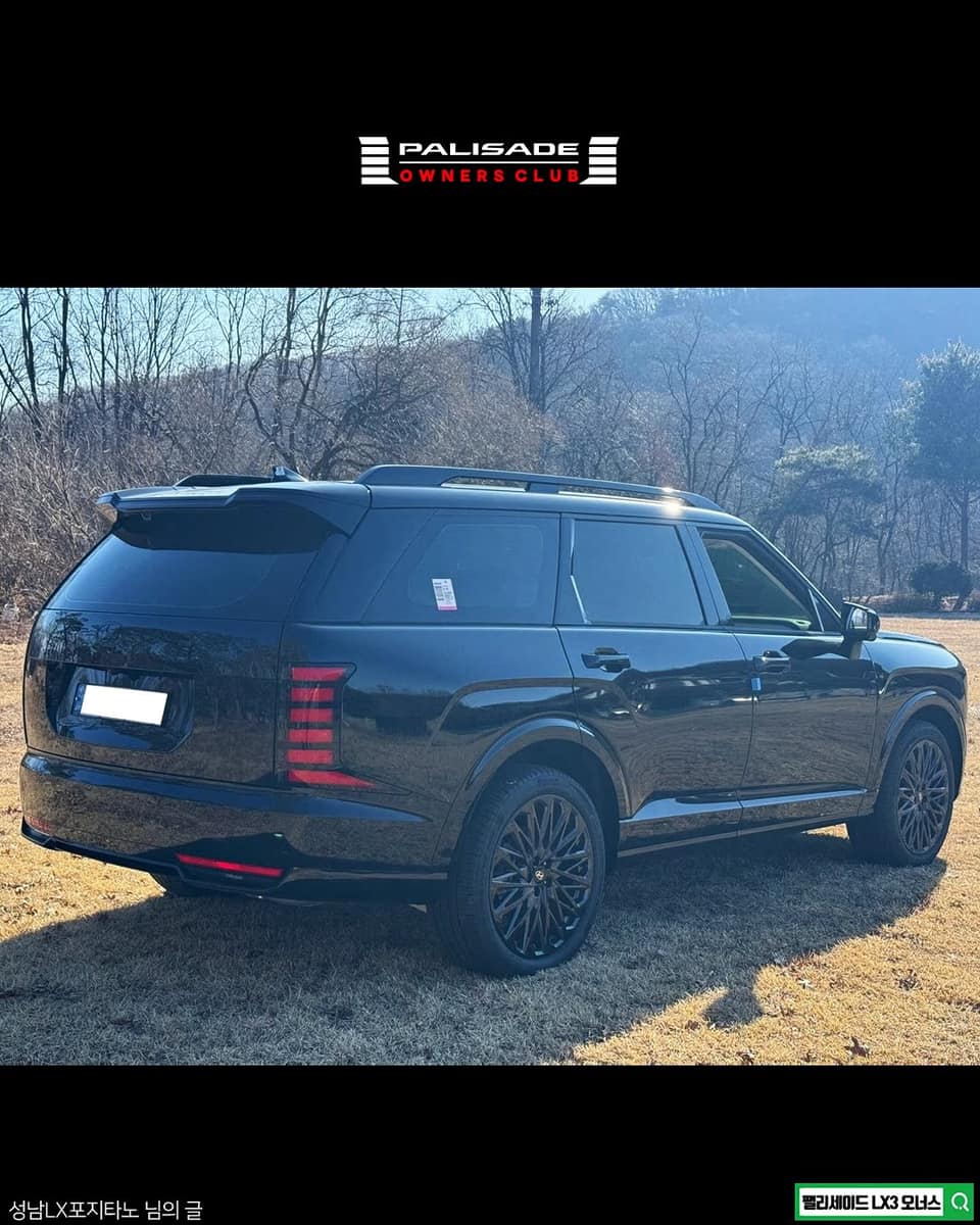all new hyundai palisade full black ink diy korea 3