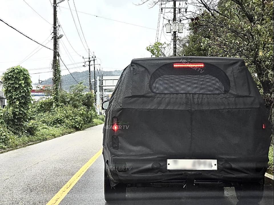parte trasera del facelift del Hyundai Santa Fe