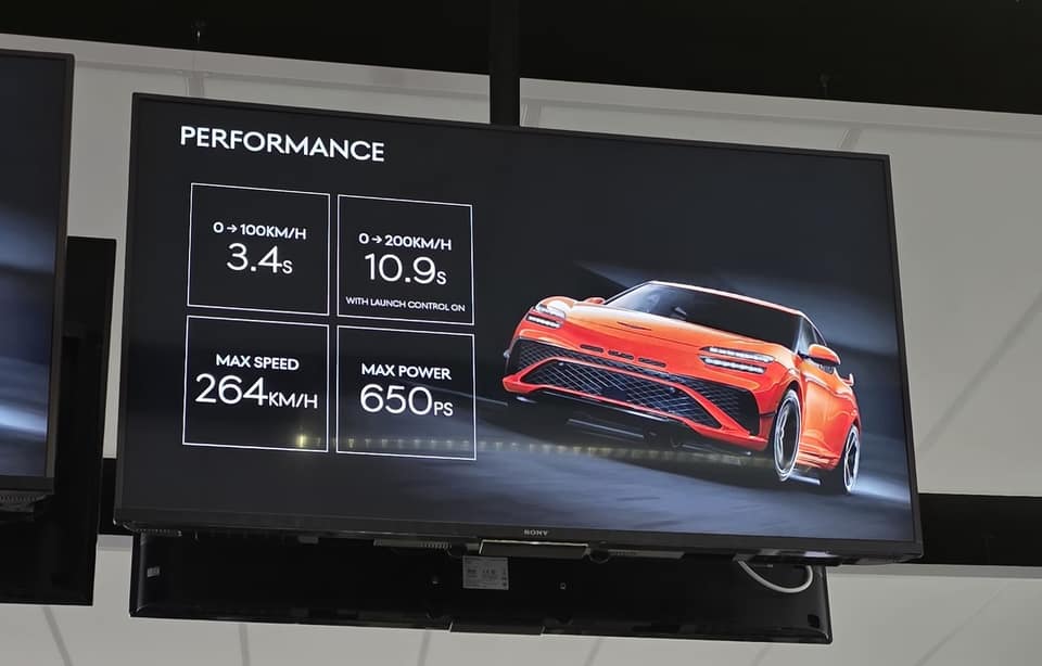 pourquoi le genesis gv60 magma a la même puissance que l ioniq 5 n 2