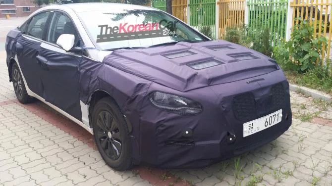 Scooped: 2015 Hyundai Sonata Hybrid Caught Testing in South Korea