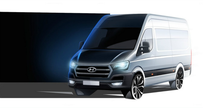 Hyundai Launched First Sketches of H350 New Cargo Van