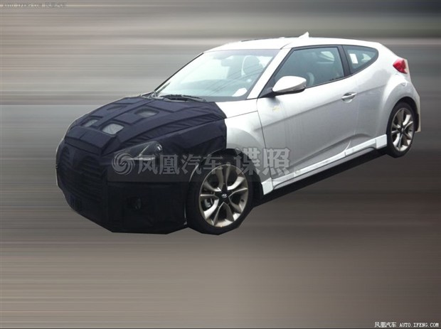 Hyundai Veloster Turbo Facelift Spotted in China