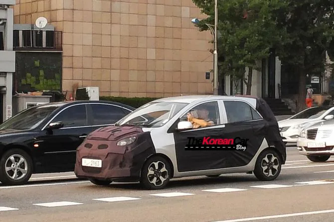 2024 Kia Picanto Facelift Small Hatch Spied - EV9 Inspired Design