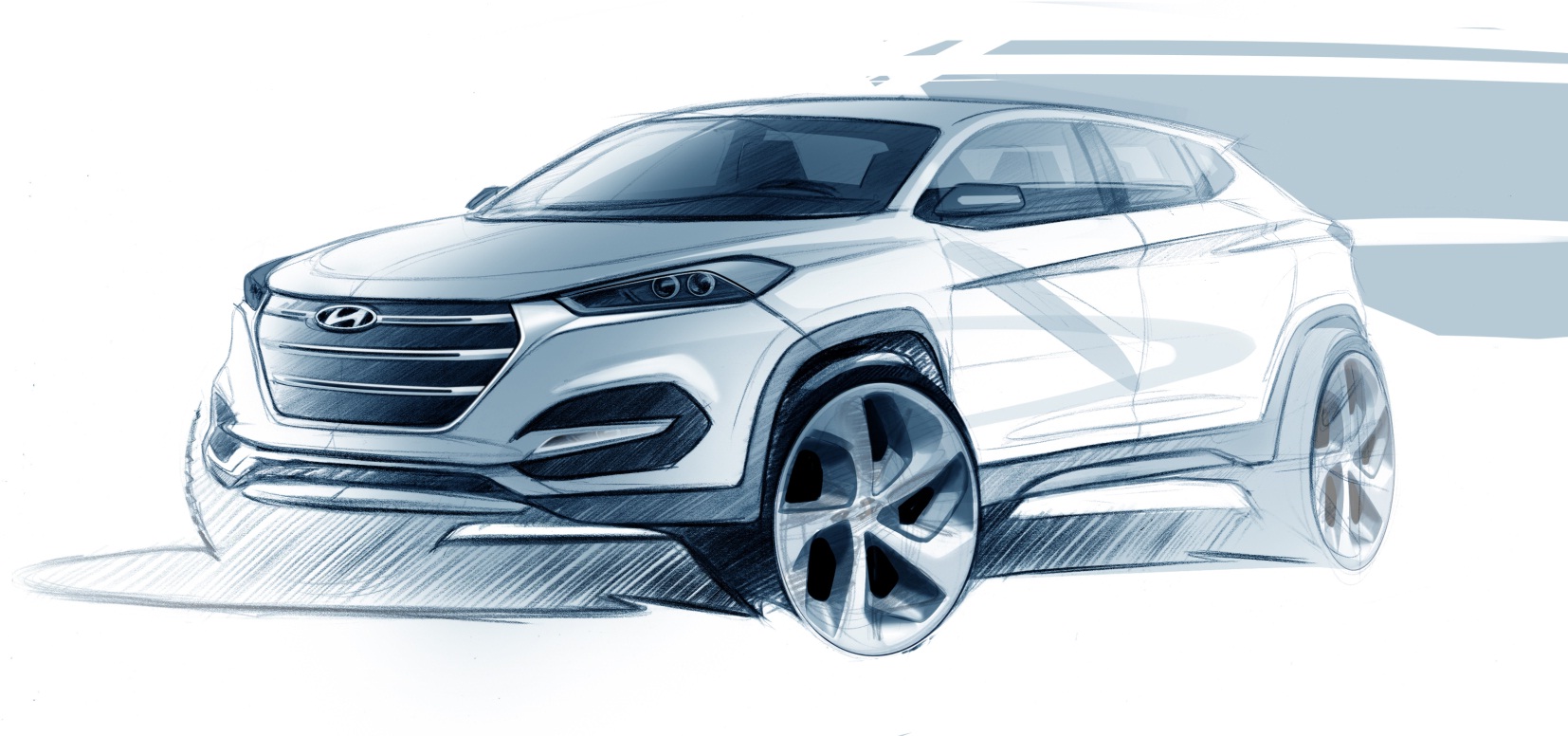 First Sketch of Next-Gen Hyundai Tucson/ix35, to be Revealed in Geneva [Updated]