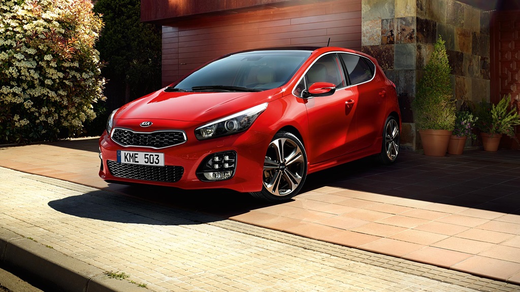 Specs for all Kia Ceed 2016 versions