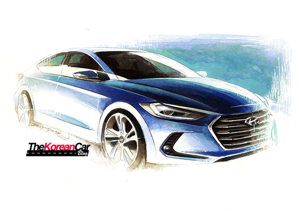 Next-Gen 2017 Elantra Turned in New Official Renders
